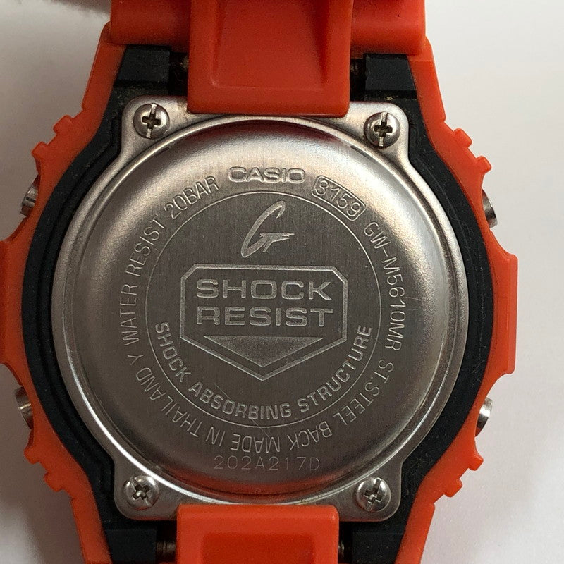 【中古品】【メンズ】 G-SHOCK ジーショック RESCUE ORANGE SERIES GW-M5610MR レスキューオレンジシリーズ ソーラー デジタル 腕時計 196-251206-hn-02-fur カラー：オレンジ/ブラック系 万代Net店