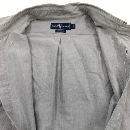 【中古品】【メンズ】 POLO RALPH LAUREN ポロラルフローレン YARMOUTH L/S SHIRT ヤーマス 長袖シャツ カジュアルシャツ トップス 146-260514-hn-03-fur サイズ：17-34 カラー：グレー系 万代Net店
