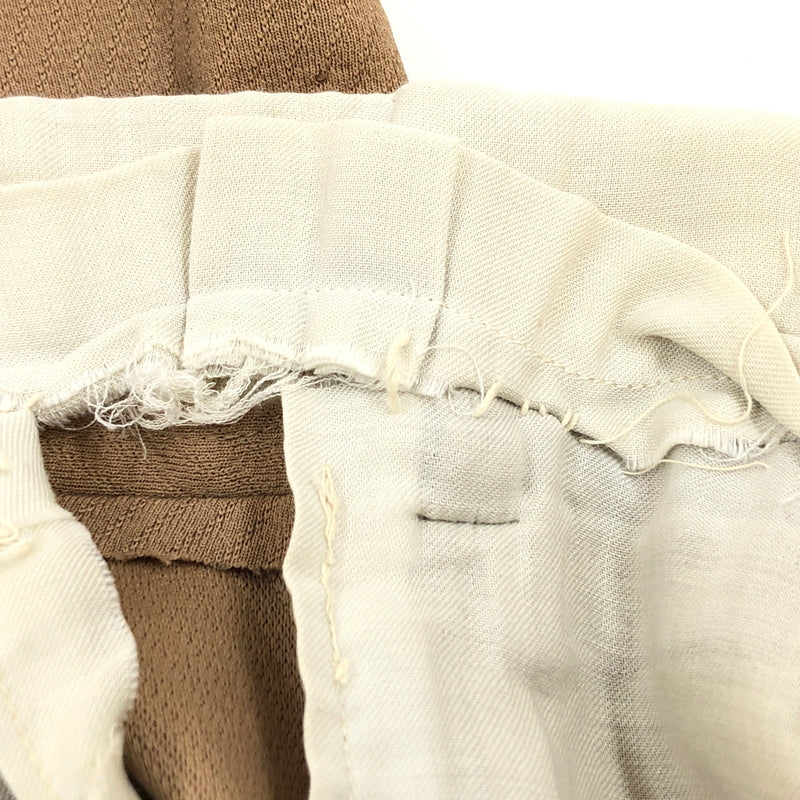 【ジャンク品】【メンズ】 USED ユーズド TALON ZIP SLACKS タロンジップ スラックス ボトムス 157-260801-hn-01-fur サイズ：不明 カラー：ベージュ系 万代Net店