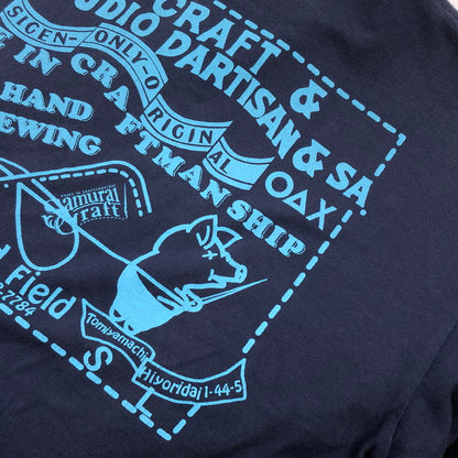 【現状渡し品】【メンズ】 STUDIO D’ARTISAN ステュディオダルチザン × SAMURAI CRAFT サムライクラフト 半袖Tシャツ トップス 145-260218-hn-08-fur サイズ：M カラー：パープル系 万代Net店