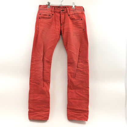 【現状渡し品】【メンズ】 DEETA ディーティーエー DOUGLAS PANTS DTA-001 ダグラス デニムパンツ ボトムス 151-260801-hn-02-fur サイズ：30 カラー：レッド系 万代Net店