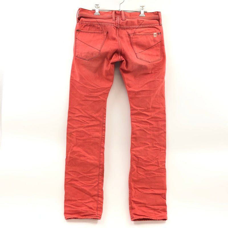 【現状渡し品】【メンズ】 DEETA ディーティーエー DOUGLAS PANTS DTA-001 ダグラス デニムパンツ ボトムス 151-260801-hn-02-fur サイズ：30 カラー：レッド系 万代Net店