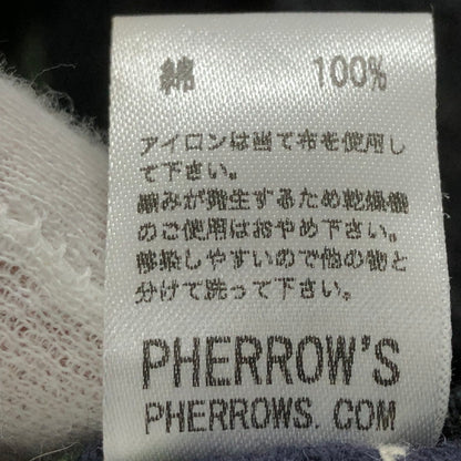 【中古品】【メンズ】 Pherrow's フェローズ ネルシャツ カジュアルシャツ 長袖 トップス 145-250119-hn-06-fur サイズ：40 カラー：グリーン/ネイビー系 万代Net店