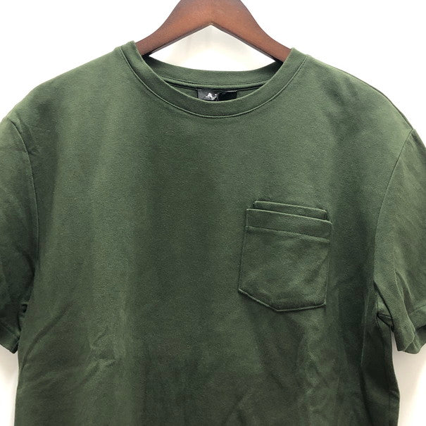 【中古美品】【メンズ】 A.P.C. アーペーセー A.P.C アーペーセー ダブルポケット Tシャツ 141-241111-wy-10-tom サイズ：L カラー：グリーン 万代Net店