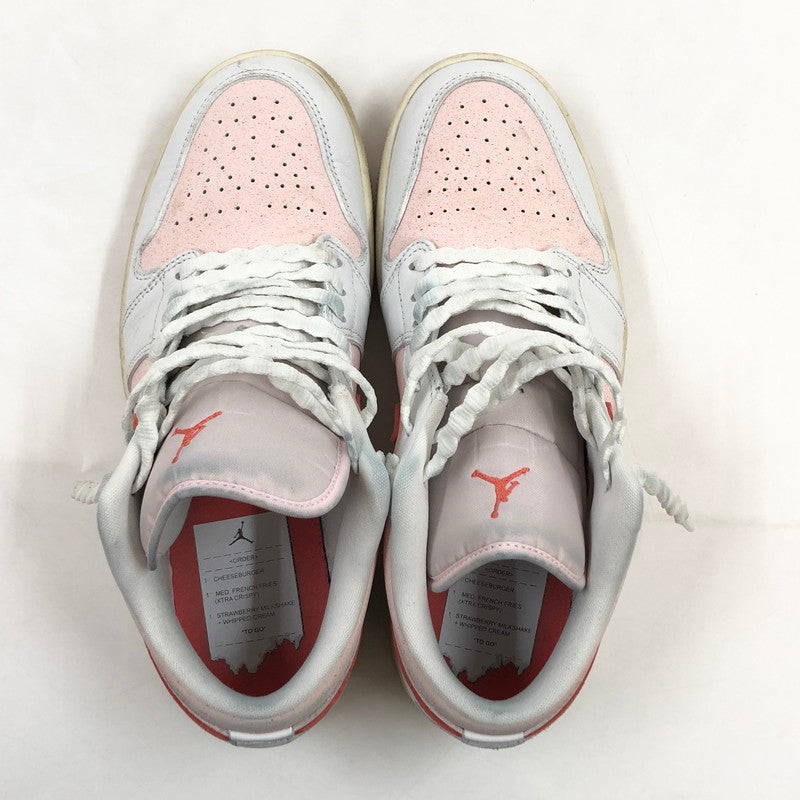 【中古品】【メンズ】 NIKE ナイキ WOMEN’S AIR JORDAN 1 LOW SE IB8156-133 ウィメンズ エアジョーダン1 ロー SE スニーカー シューズ 靴 160-260514-hn-05-fur サイズ：27.0cm US 10 カラー：ピンク系/ホワイト 万代Net店