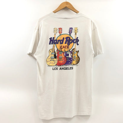 【現状渡し品】【メンズ】 HARD ROCK CAFE ハードロックカフェ "LOS ANGELES" S/S PRINT TEE 半袖Tシャツ トップス 146-260801-hn-04-fur サイズ：L カラー：ホワイト系 万代Net店