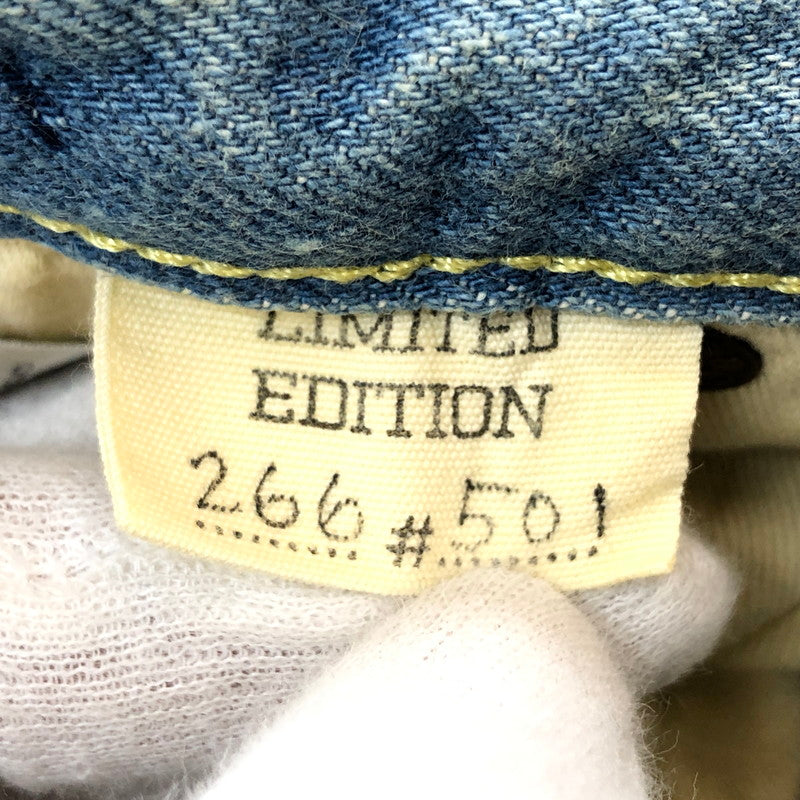 【現状渡し品】【メンズ】 Levi's リーバイス THE RUMBLE LIMITED EDITION A0367-0001 501ZXX ザランブルリミテッドエディション デニムパンツ ボトムス 158-251206-hn-05-fur サイズ：W32 カラー：ブルー系 万代Net店