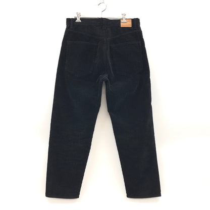 【中古品】【メンズ】 HATSKI ハツキ LOOSE TAPERED CORDUROY HTK-22001-C ルーズ テーパード コーデュロイ パンツ ボトムス 151-260801-hn-07-fur サイズ：3 カラー：ブラック 万代Net店