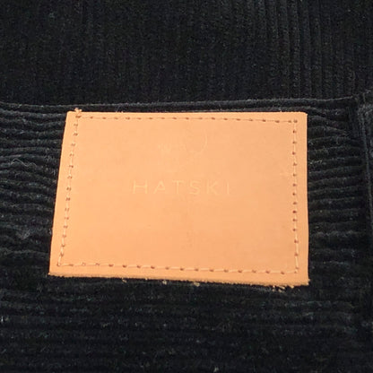 【中古品】【メンズ】 HATSKI ハツキ LOOSE TAPERED CORDUROY HTK-22001-C ルーズ テーパード コーデュロイ パンツ ボトムス 151-260801-hn-07-fur サイズ：3 カラー：ブラック 万代Net店
