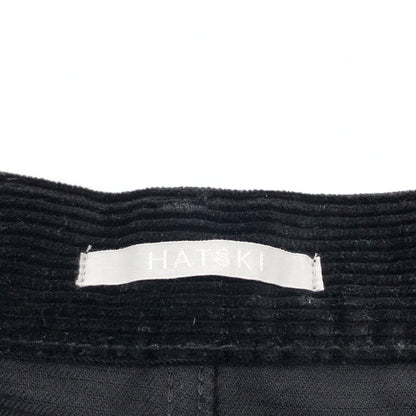【中古品】【メンズ】 HATSKI ハツキ LOOSE TAPERED CORDUROY HTK-22001-C ルーズ テーパード コーデュロイ パンツ ボトムス 151-260801-hn-07-fur サイズ：3 カラー：ブラック 万代Net店