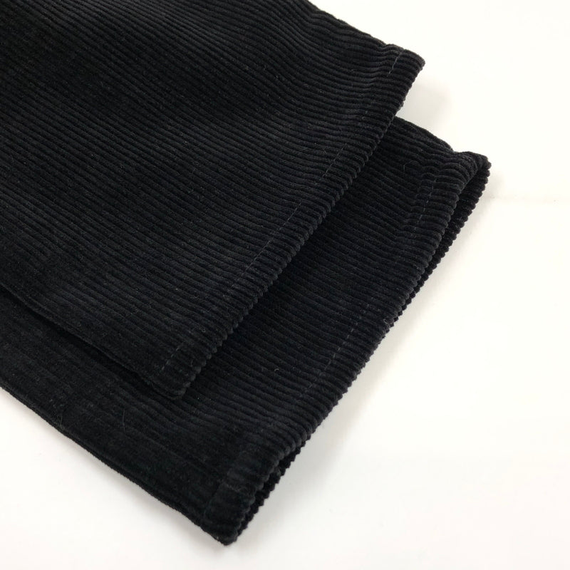 【中古品】【メンズ】 HATSKI ハツキ LOOSE TAPERED CORDUROY HTK-22001-C ルーズ テーパード コーデュロイ パンツ ボトムス 151-260801-hn-07-fur サイズ：3 カラー：ブラック 万代Net店