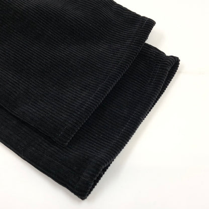 【中古品】【メンズ】 HATSKI ハツキ LOOSE TAPERED CORDUROY HTK-22001-C ルーズ テーパード コーデュロイ パンツ ボトムス 151-260801-hn-07-fur サイズ：3 カラー：ブラック 万代Net店