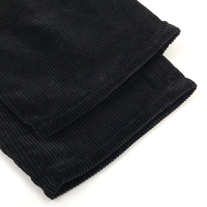 【中古品】【メンズ】 HATSKI ハツキ LOOSE TAPERED CORDUROY HTK-22001-C ルーズ テーパード コーデュロイ パンツ ボトムス 151-260801-hn-07-fur サイズ：3 カラー：ブラック 万代Net店
