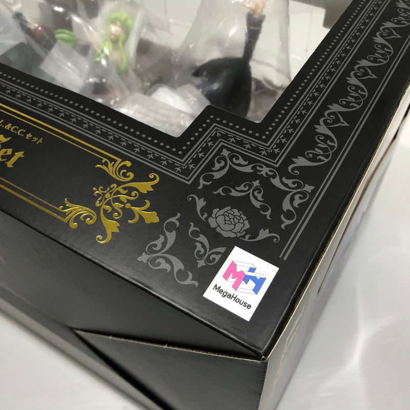 【中古美品】 メガハウス Precious G.E.M.シリーズ コードギアス 復活のルルーシュ L.L.＆C.C.セット 彩色済み完成品 フィギュア 外箱開封済み ブリスター未開封 057-260726-ti-04-tag 万代Net店