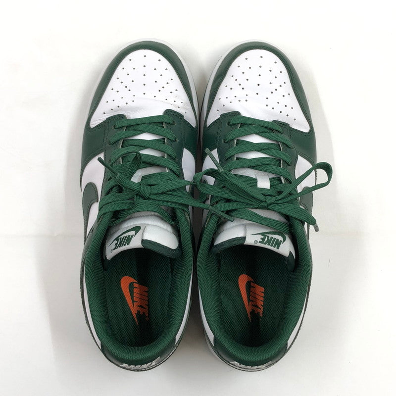 【中古品】【メンズ】 NIKE ナイキ DUNK LOW RETRO "TEAM GREEN" DD1391-101 ダンク ロー レトロ チームグリーン スニーカー シューズ 靴 160-251206-hn-07-fur サイズ：26.5cm US 8.5 カラー：ホワイト/グリーン 万代Net店