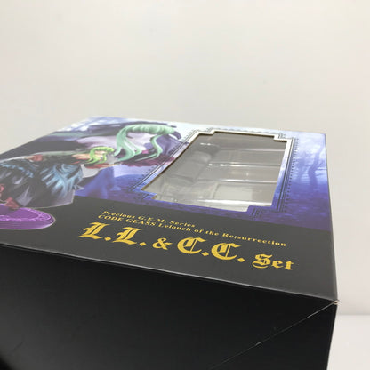 【中古美品】 メガハウス Precious G.E.M.シリーズ コードギアス 復活のルルーシュ L.L.＆C.C.セット 彩色済み完成品 フィギュア 外箱開封済み ブリスター未開封 057-260726-ti-04-tag 万代Net店