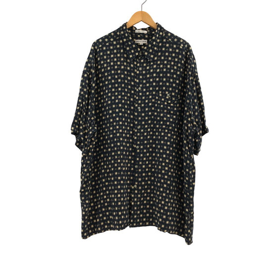 【中古品】【メンズ】 PIERRE CARDIN ピエールカルダン RAYON S/S SHIRT 総柄 レーヨン 半袖シャツ カジュアルシャツ トップス 146-260516-hn-03-fur サイズ：3X カラー：ブラック/ベージュ 万代Net店