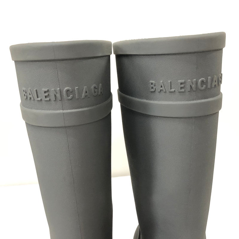 【中古品】【メンズ】 BALENCIAGA バレンシアガ CROCS クロックス 677384W1S8E1500 ラバーレインブーツ  164-240323-tk-1-tei サイズ：42 カラー：グレー 万代Net店