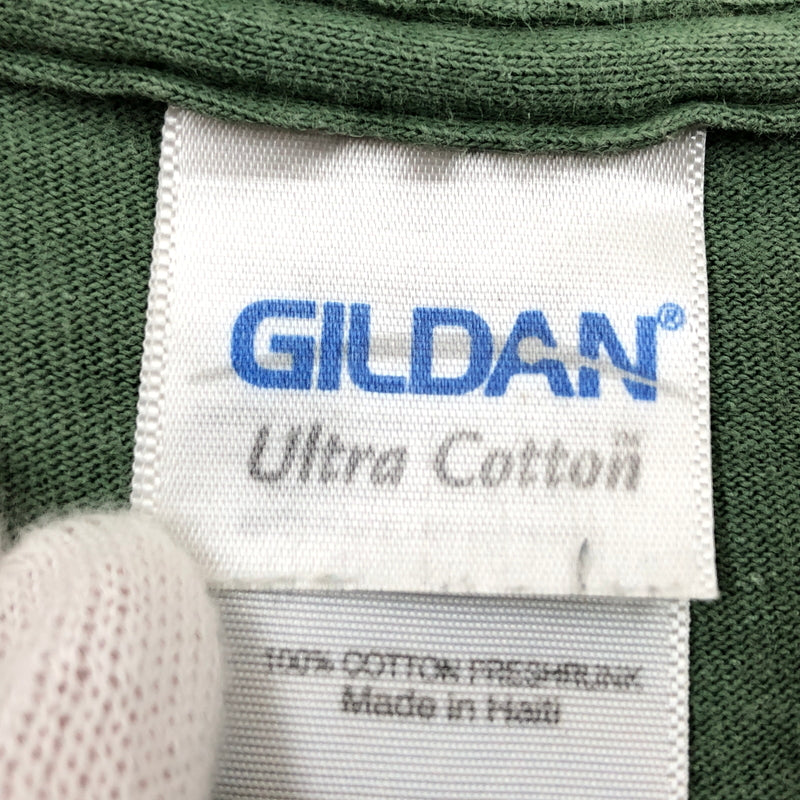【中古品】【メンズ】 GILDAN ギルダン U.S.ARMY PRINT S/S TEE 半袖Tシャツ トップス 146-260801-hn-10-fur サイズ：XL カラー：グリーン 万代Net店