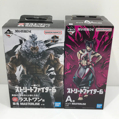 【中古美品】 一番くじ ストリートファイター6 A賞 ジュリ MASTERLISE ラストワン賞 豪鬼 MASTERLISE 2点セット Ａ賞未開封 ラストワン賞開封済み 052-260726-ti-01-tag 万代Net店