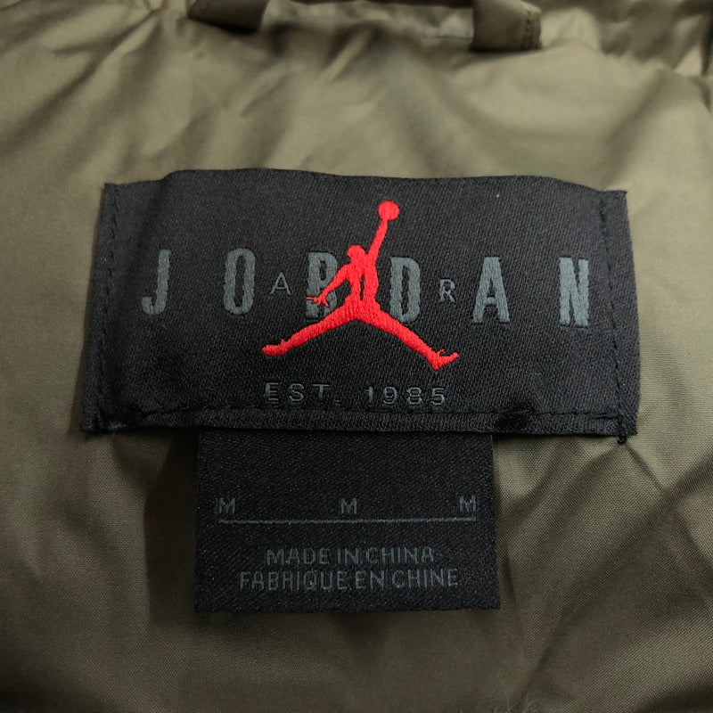 【中古品】【メンズ】 NIKE JORDAN ナイキ ジョーダン M J BRK PUFFER JKT HV0532-222 ブルックリン パファージャケット 中綿 アウター 148-261026-hn-04-fur サイズ：M カラー：オリーブ 万代Net店