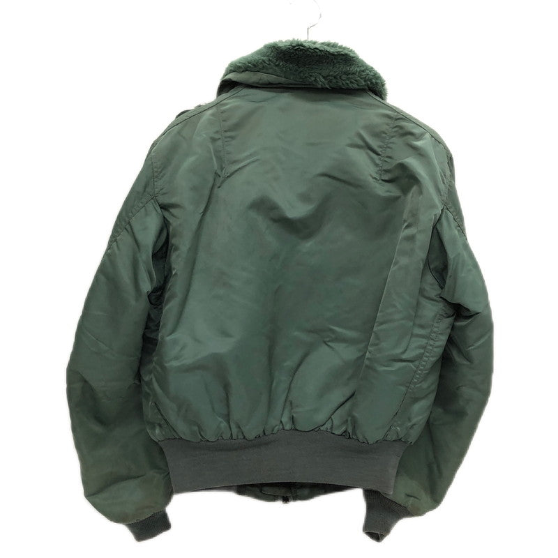 【現状渡し品】【メンズ】 ALPHA INDUSTRIES アルファインダストリーズ B-15D ボアカラーフライトジャケット ミリタリー アウター 145-250121-hn-04-fur サイズ：M カラー：グリーン系 万代Net店