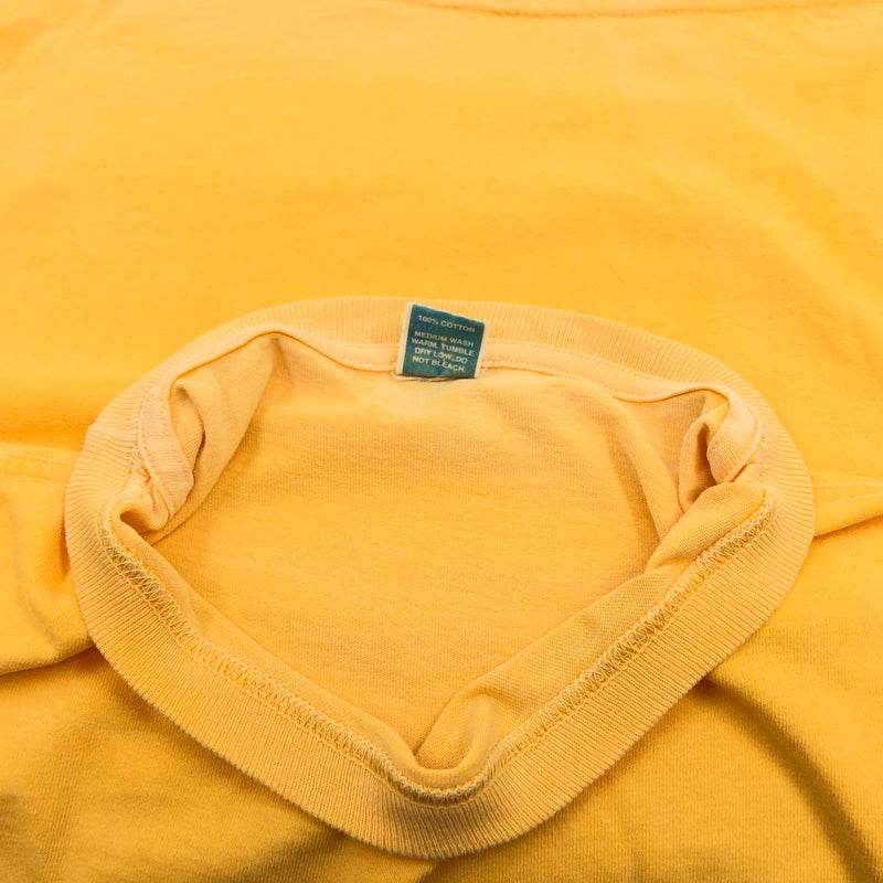 【現状渡し品】【メンズ】 GOOD ON グッドオン POCKET S/S TEE USA製 ポケット付き半袖Tシャツ トップス 146-260802-hn-01-fur サイズ：M カラー：イエロー 万代Net店