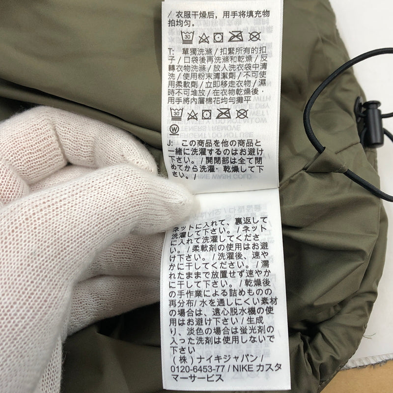 【中古品】【メンズ】 NIKE JORDAN ナイキ ジョーダン M J BRK PUFFER JKT HV0532-222 ブルックリン パファージャケット 中綿 アウター 148-261026-hn-04-fur サイズ：M カラー：オリーブ 万代Net店