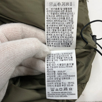 【中古品】【メンズ】 NIKE JORDAN ナイキ ジョーダン M J BRK PUFFER JKT HV0532-222 ブルックリン パファージャケット 中綿 アウター 148-261026-hn-04-fur サイズ：M カラー：オリーブ 万代Net店