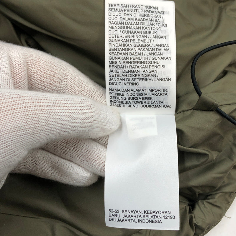【中古品】【メンズ】 NIKE JORDAN ナイキ ジョーダン M J BRK PUFFER JKT HV0532-222 ブルックリン パファージャケット 中綿 アウター 148-261026-hn-04-fur サイズ：M カラー：オリーブ 万代Net店