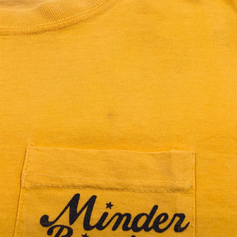 【現状渡し品】【メンズ】 GOOD ON グッドオン POCKET S/S TEE USA製 ポケット付き半袖Tシャツ トップス 146-260802-hn-01-fur サイズ：M カラー：イエロー 万代Net店