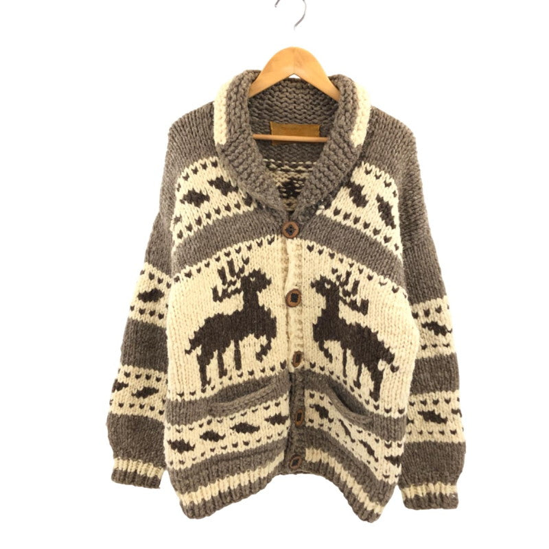 【中古品】【メンズ】 ヴィンテージ系 カウチンセーター ニット アウター 146-251207-hn-01-fur サイズ：不明 カラー：ブラウン/ベージュ系 万代Net店