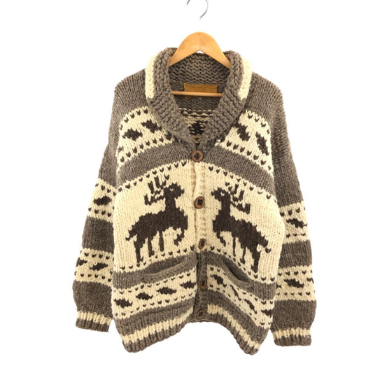 【中古品】【メンズ】 ヴィンテージ系 カウチンセーター ニット アウター 146-251207-hn-01-fur サイズ：不明 カラー：ブラウン/ベージュ系 万代Net店