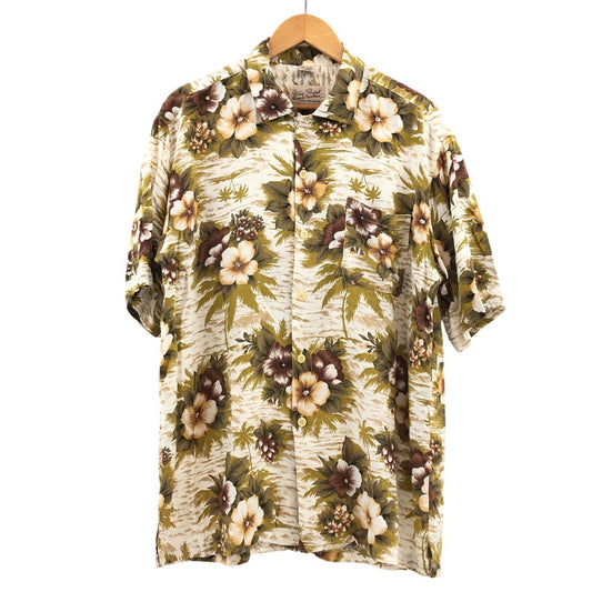 【中古品】【メンズ】 WAY POINT ウェイポイント S/S RAYON ALOHA SHIRT レーヨン アロハシャツ カジュアルシャツ 半袖 トップス 146-260516-hn-05-fur サイズ：L カラー：マルチカラー 万代Net店