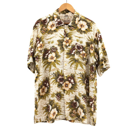 【中古品】【メンズ】 WAY POINT ウェイポイント S/S RAYON ALOHA SHIRT レーヨン アロハシャツ カジュアルシャツ 半袖 トップス 146-260516-hn-05-fur サイズ：L カラー：マルチカラー 万代Net店