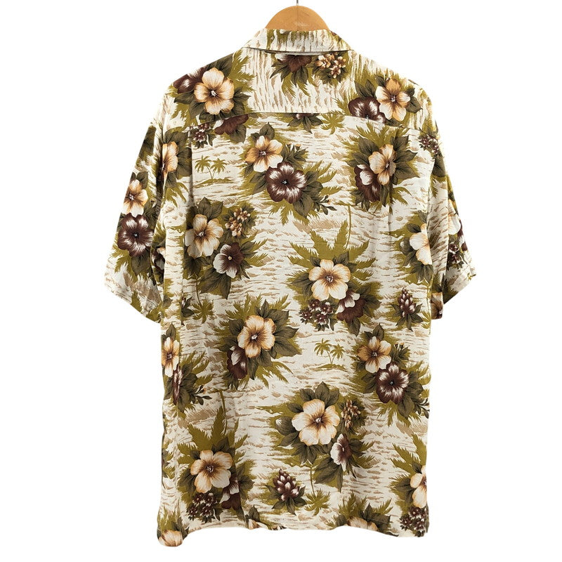 【中古品】【メンズ】 WAY POINT ウェイポイント S/S RAYON ALOHA SHIRT レーヨン アロハシャツ カジュアルシャツ 半袖 トップス 146-260516-hn-05-fur サイズ：L カラー：マルチカラー 万代Net店