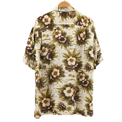 【中古品】【メンズ】 WAY POINT ウェイポイント S/S RAYON ALOHA SHIRT レーヨン アロハシャツ カジュアルシャツ 半袖 トップス 146-260516-hn-05-fur サイズ：L カラー：マルチカラー 万代Net店