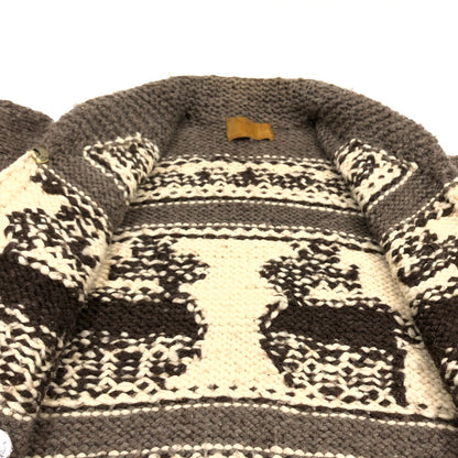 【中古品】【メンズ】 ヴィンテージ系 カウチンセーター ニット アウター 146-251207-hn-01-fur サイズ：不明 カラー：ブラウン/ベージュ系 万代Net店