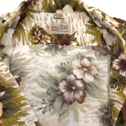 【中古品】【メンズ】 WAY POINT ウェイポイント S/S RAYON ALOHA SHIRT レーヨン アロハシャツ カジュアルシャツ 半袖 トップス 146-260516-hn-05-fur サイズ：L カラー：マルチカラー 万代Net店