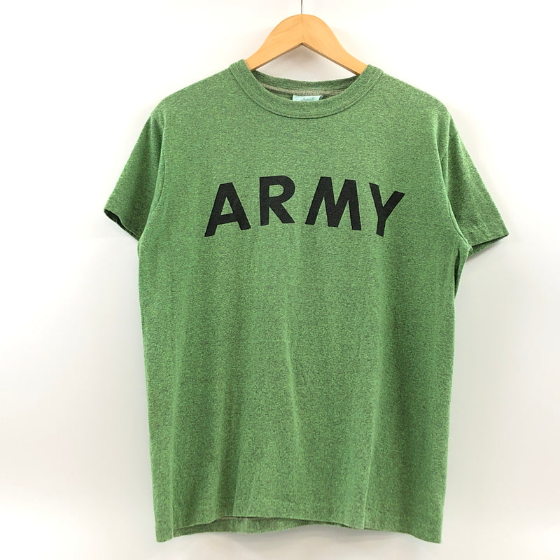 【中古品】【メンズ】 USED ユーズド "ARMY″ PRINT S/S TEE プリント 半袖Tシャツ トップス 146-260802-hn-02-fur サイズ：不明 カラー：グリーン 万代Net店