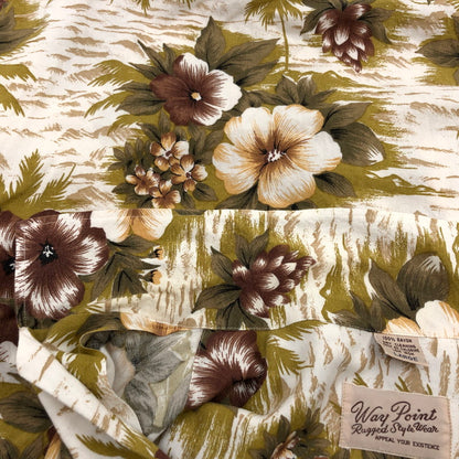 【中古品】【メンズ】 WAY POINT ウェイポイント S/S RAYON ALOHA SHIRT レーヨン アロハシャツ カジュアルシャツ 半袖 トップス 146-260516-hn-05-fur サイズ：L カラー：マルチカラー 万代Net店