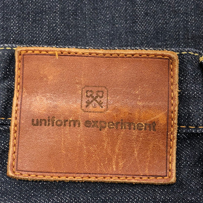 【中古品】【メンズ】 uniform experiment ユニフォームエクスペリメント UE-100033 デニムパンツ ボトムス 151-250121-hn-05-fur サイズ：3 カラー：インディゴ 万代Net店