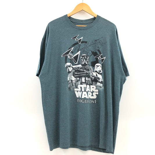 【中古品】【メンズ】 STAR WARS スターウォーズ ROGUE ON PRINT S/S TEE プリント 半袖Tシャツ トップス 146-260802-hn-03-fur サイズ：2XL カラー：グレー系 万代Net店