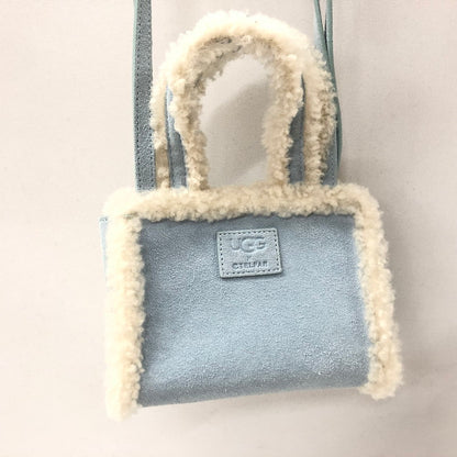 【中古品】【レディース】 UGG アグ TELFAR  テルファー SMALL SHOPPER スモール ショッパー ショルダー ミニ バッグ 188-240323-tk-2-tei カラー：ブルー 万代Net店