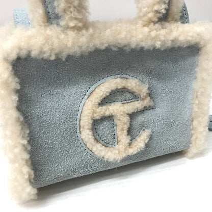 【中古品】【レディース】 UGG アグ TELFAR  テルファー SMALL SHOPPER スモール ショッパー ショルダー ミニ バッグ 188-240323-tk-2-tei カラー：ブルー 万代Net店