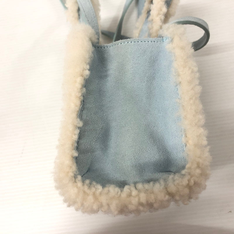 【中古品】【レディース】 UGG アグ TELFAR  テルファー SMALL SHOPPER スモール ショッパー ショルダー ミニ バッグ 188-240323-tk-2-tei カラー：ブルー 万代Net店