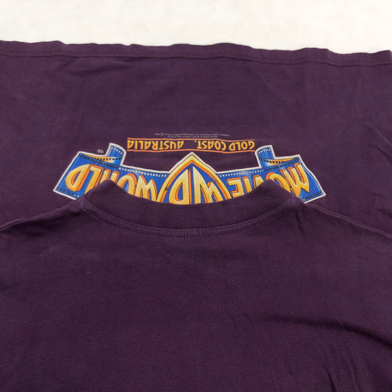 【中古品】【メンズ】 MOVIE WORLD ムービーワールド 90S LOONEY TUNES BUGS BUNNY TEE ルーニーテューンズ バッグスバニー 半袖Tシャツ トップス 146-260517-hn-02-fur サイズ：M カラー：パープル 万代Net店