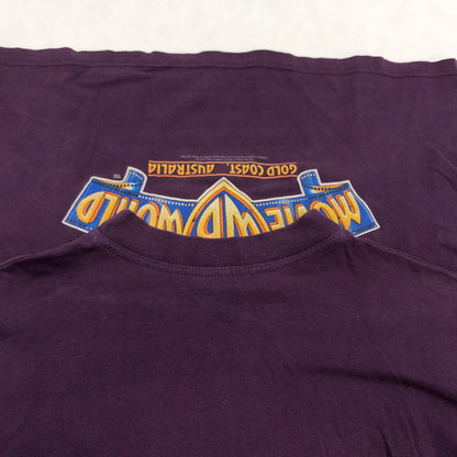 【中古品】【メンズ】 MOVIE WORLD ムービーワールド 90S LOONEY TUNES BUGS BUNNY TEE ルーニーテューンズ バッグスバニー 半袖Tシャツ トップス 146-260517-hn-02-fur サイズ：M カラー：パープル 万代Net店