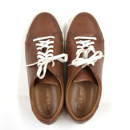 【中古品】【メンズ】 PER NOI ペルノイ SNEAKERS 11603 スニーカー シューズ 靴 162-260802-hn-05-fur サイズ：41(26.0cm相当) カラー：ブラウン/ホワイト 万代Net店