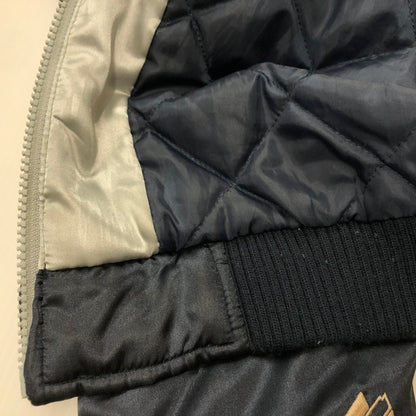 【中古品】【メンズ】 マジェスティック 90`S YANKEES ブルゾン ヤンキース キルティングライナー ナイロン スタジャン 145-240501-tk-4-tei サイズ：M カラー：ネイビー 万代Net店